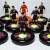 Subbuteo Andrew Table Soccer Panionios 2013-2014 away kit on WSB Professional Bases